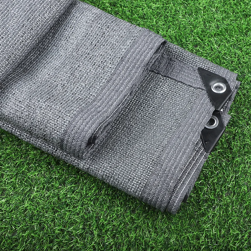 Graues Sonnenschutz netz hdpe Anti-UV neue Stile Baldachin Balkon Innenhof Wintergarten Auto Sonnenschutz netz Privatsphäre Netz Pergola Pflanzen Image