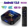 Boîtier TV HK1 RBOX K8S Android 13 RK3528 64 Go 32 Go 16 Go 2.4G 5G WiFi BT 4.0 décodage