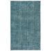Blue 108 x 65 x 0.4 in Area Rug - Lofy Rectangle Atina Rectangle 5'5" X 8'11" Area Rug w/ Non-Slip Backing Wool | 108 H x 65 W x 0.4 D in | Wayfair