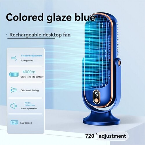 Ventilateur de climatiseur portable, grande batterie, double moteur, petit refroidisseur d