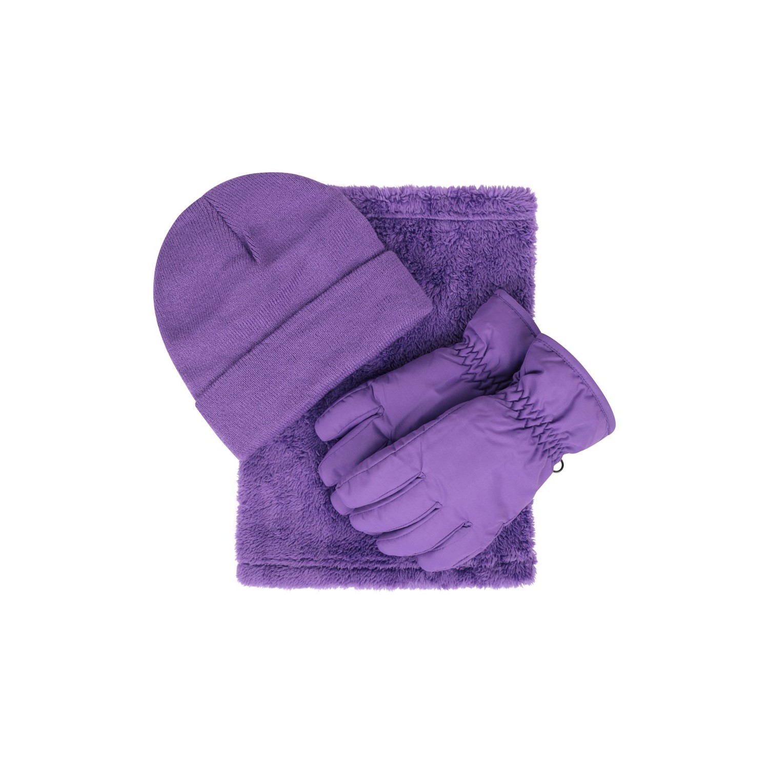 Mountain Warehouse Kinder/Kinder Zubehör Set (3er Pack) (Lila) Image