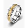 Men's Ring Gold Titanium Steel Punk Cool Daily