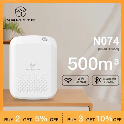 NAMSTE Smart Aroma Diffuser Hotels professional Fragrance Diffuser 1000m³ Large Room Aroma Machine With Fan Bluetooth Control