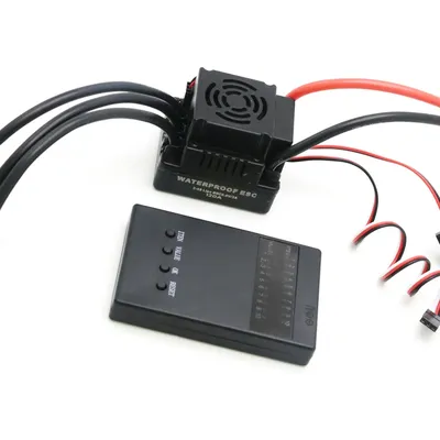 Rc 120A Brushless ESC Electric Speed Controller with 5.8V / 3A SBEC 2-4S Programe card for 1/8 1:8