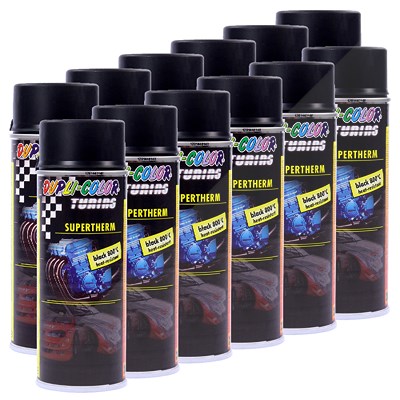 Dupli Color 12x 400ml Supertherm black 800°C [Hersteller-Nr. 191794]