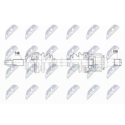 Nty Antriebswelle [Hersteller-Nr. NPW-TY-108] für Toyota Image