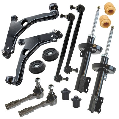 Atec 2x Stossdämpfer Komplett Set inkl. Radaufhängung [Hersteller-Nr. 40581878] für Opel, Vauxhall