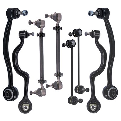 Bestprice Querlenkersatz Stahl komplett 8-Teilig [Hersteller-Nr. 10661412] für BMW