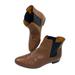 J. Crew Shoes | J Crew Cognac Brown Chelsea Pull On Boots Ankle Booties Size 8 Eo824 | Color: Brown | Size: 8