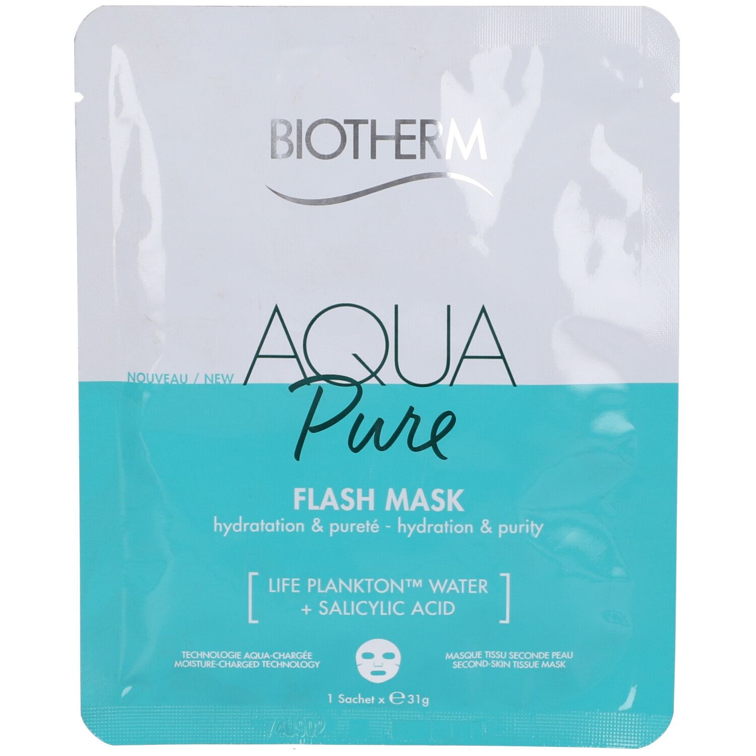 BIOTHERM Aquasource Aqua Pure Flash Maschera Viso 35 ml viso