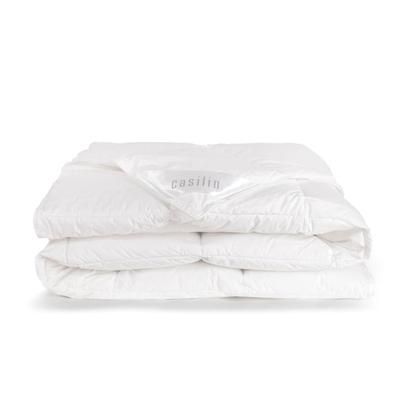 Bettdecke aus Entendaunen und Baumwolle, 140x220, weiß
