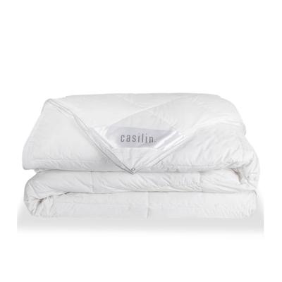 Bettdecke aus Gänsedaunen und Baumwolle, 200x220, weiß