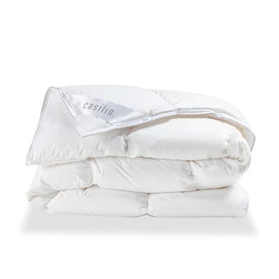 Bettdecke aus Gänsedaunen und Baumwolle, 260x220, weiß