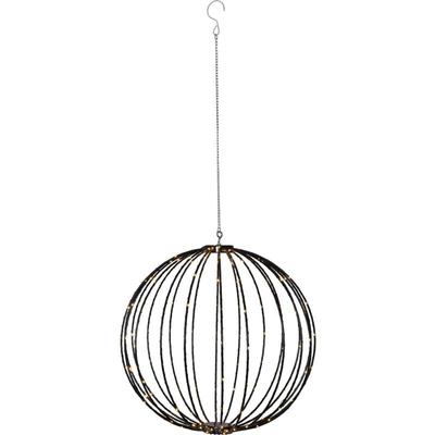 3D-Kugel'Mounty' schwarz, Ø50cm, 198 LEDs, 230V - Technik@all Image