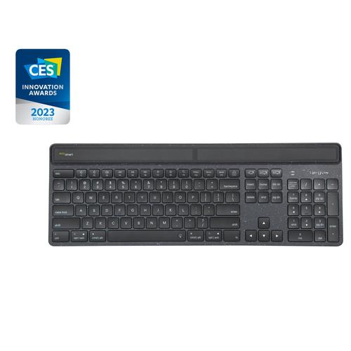 TARGUS Tastatur ""Antimicrobial EcoSmart Bluetooth Keyboard (DE)"", schwarz, B:18,1cm H:4cm T:48,2cm, Tastaturen