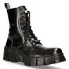 New Rock Boots Leder Ankle Tower Biker Boots-M-WALL026N-C5