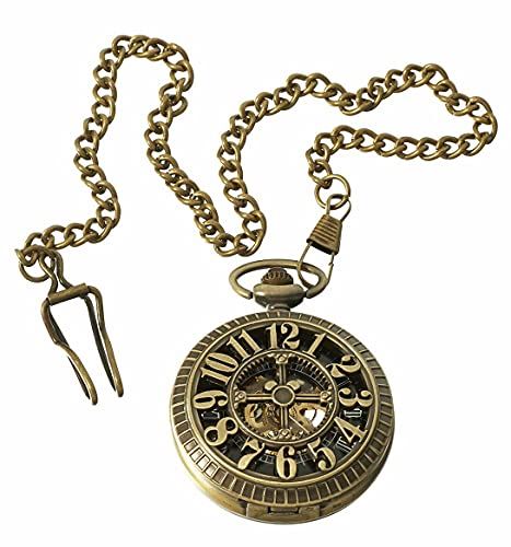 Automatische Taschenuhr Mechanisch Peaky Blinders Vintage Doppel-Hunter Image