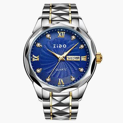 New Zido Brand Men'S Business Watch Luminous Calendar Week Trend Fashion Simple Quartz Watch Waterproof Sports Men'S Casual Wristwatch