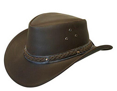 Cowboy Outback Australischer Buschhut aus echtem Leder Image