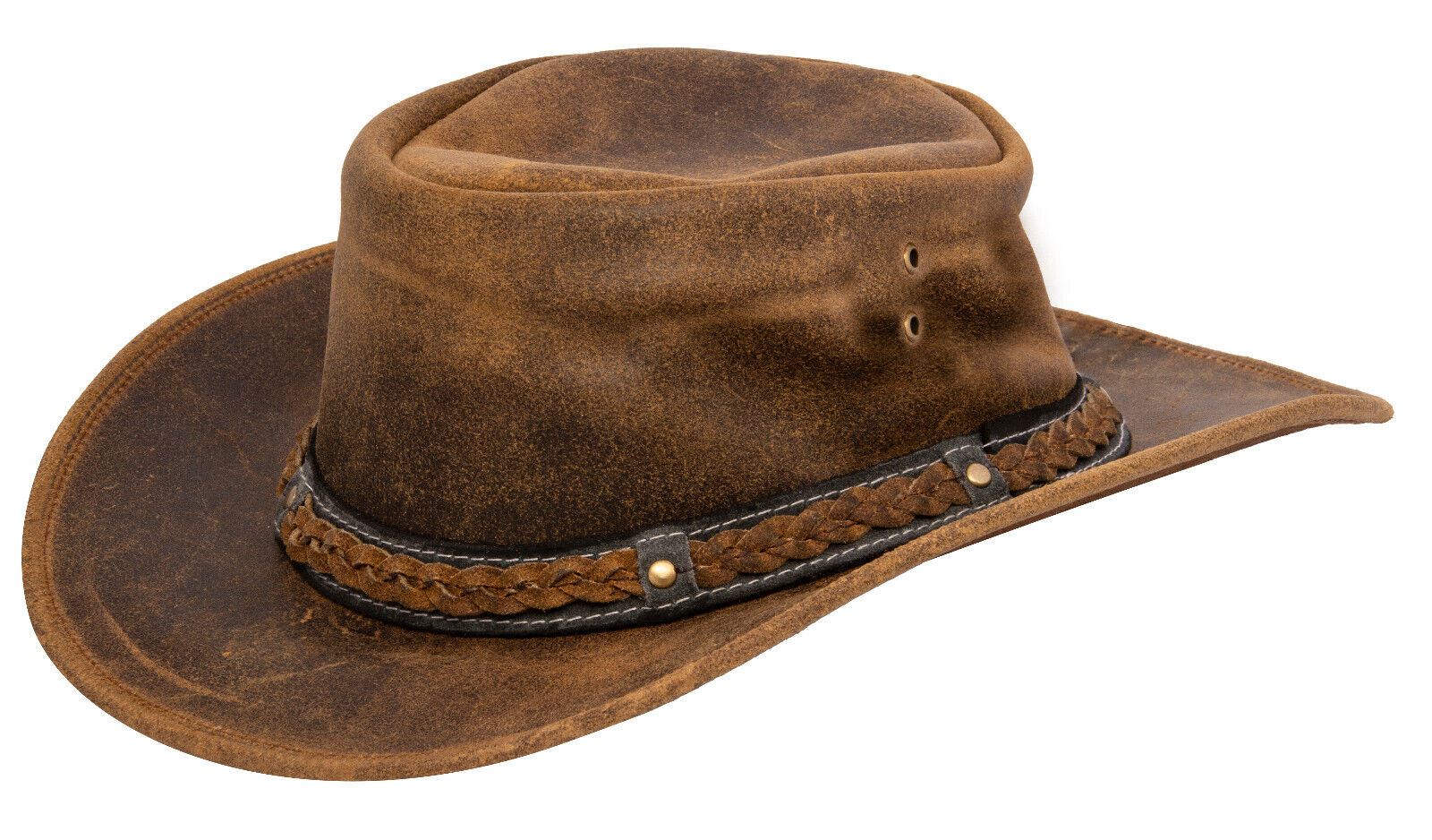 Cowboyhut Aussie aus echtem Leder Image