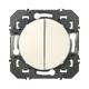 Deviatore doppio da montare Legrand Dooxie, bianco Legrand