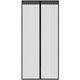 CHOYCLIT Rideau de porte magnétique noir en 120x210 CM pour portes fenêtres Anti Moustiques Mouches