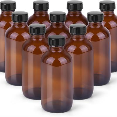 TEMU 10pcs 4oz Small Bottles And , 100ml Round Bottles, Bottles, For Diy , And Juices