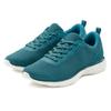 Sneaker LASCANA, Damen, Gr. 36, blau (petrol), Obermaterial: 100% Textilmaterial. Futter: 100% Textilmaterial. Decksohle: 100% Textilmaterial. Laufsohle: 100% Synthetik, unifarben, sportlich, Schuhe, Schnürhalbschuh, Halbschuh, Freizeitschuh...