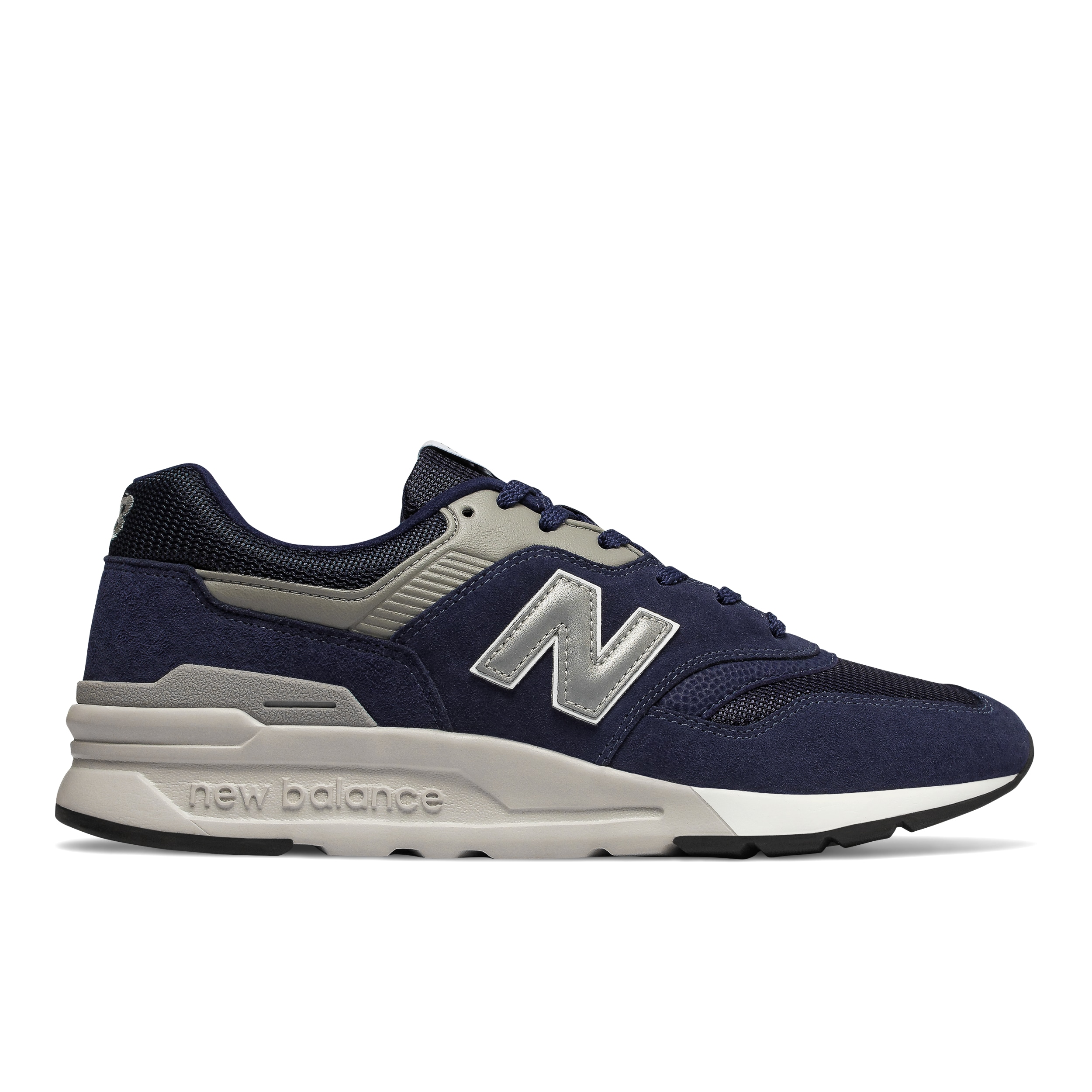 Sneaker NEW BALANCE "997H", Damen, Gr. 42,5, blau (navy), Leder, Schuhe Sneaker