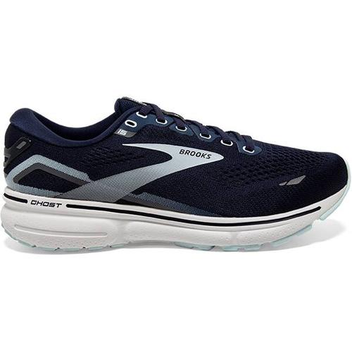 BROOKS Damen Laufschuhe Ghost 15, Größe 45 ½ in Dunkelblau/Weiß