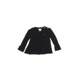 Ralph by Ralph Lauren Pullover Sweater: Black Tops - Kids Girl's Size 10