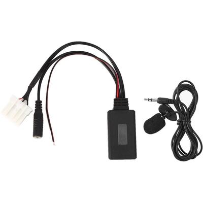 Dioche AUX-IN-Kabeladapter, AUX-IN-Kabel Adapter Auto Bluetooth 5.0 Mikrofon Fit für Mazda 2 3 5 6 Image