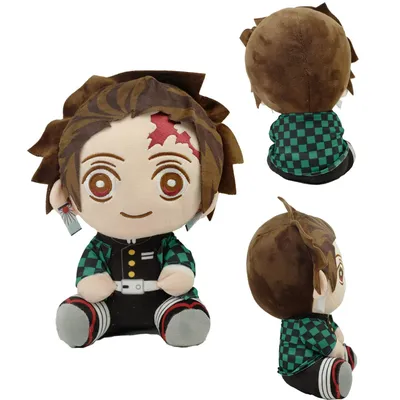 20cm Japan Anime Demon Slayer Tomioka Giyu Kamado Tanjirou Kamado Nezuko Agatsuma Zenitsu Plush Toys