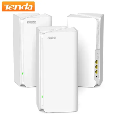 Tenda AX5400 Mesh Gigabit Router WiFi6 Nova EM/MX15 Pro 7300 sq.ft Coverage Whole Home Wi-Fi6