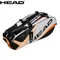 HEAD Tennis Rackets Bag Large Capacity 3-6 Pieces Tennis Backpack Badminton Gymbag Squash Racquet