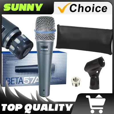 HIGH Quality Professional Wired Microphone BETA57 Super-Cardioid BETA57A Dynamic Mic For Performance