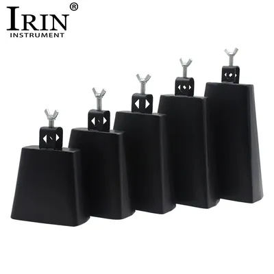 IRIN 4/5/6/7/8 Inch Cowbell Metal Steel Material Jazz Cowbell Cattle Bell Drum Tools Percussion