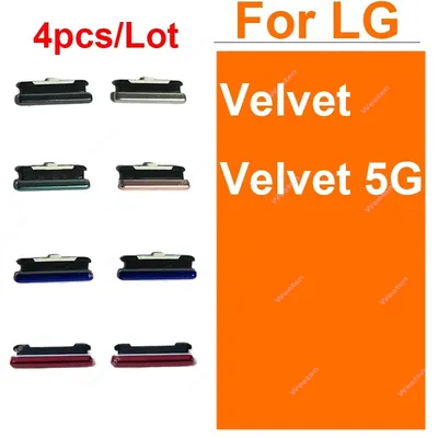 Power Volume Side Buttons For LG Velvet Velvet 5G LM-G900 LM-G910 Power + Volume + Assist Side Keys Repair Parts