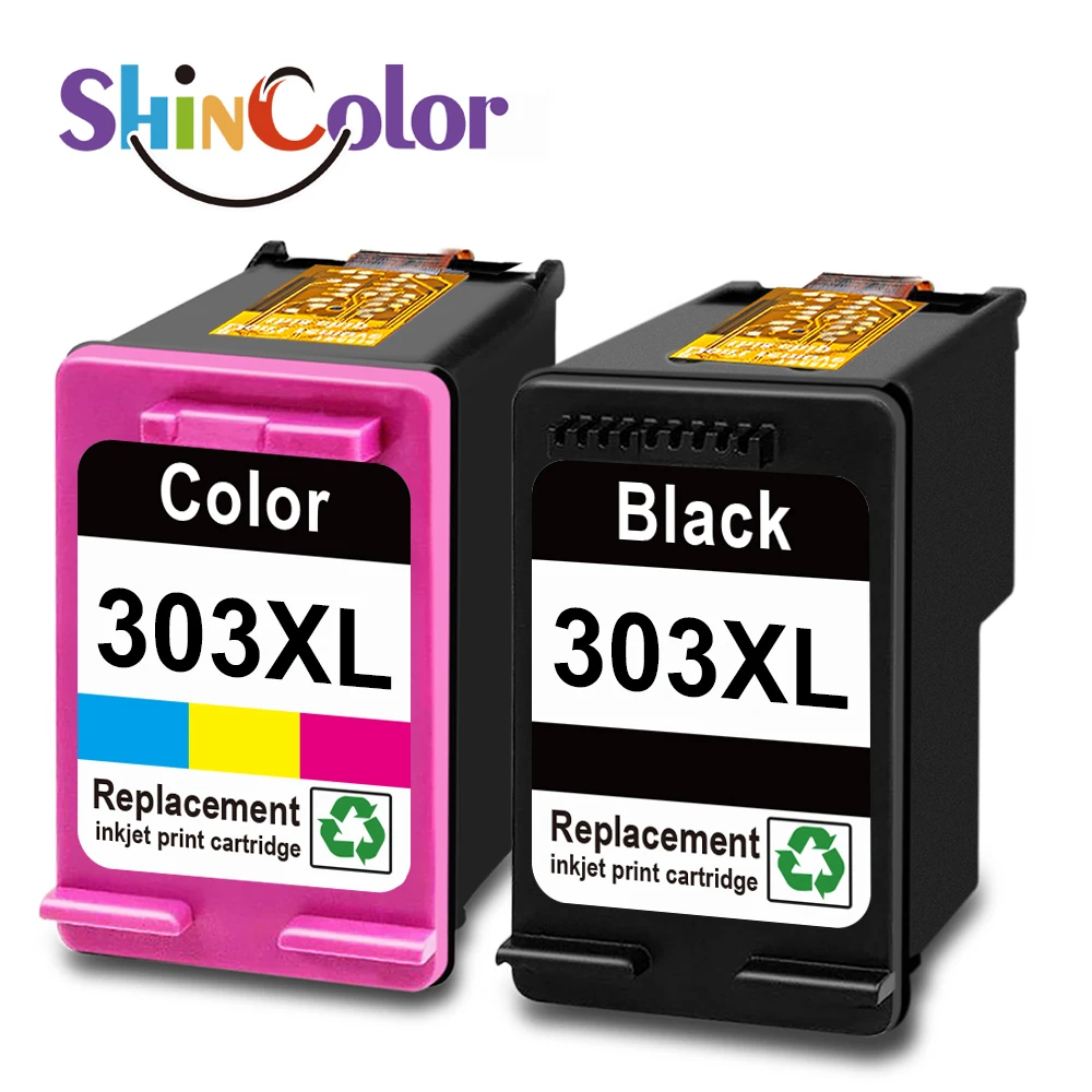 ShinColor für HP 303 XL 303 XL Premium Color Inkjet Tintenpatrone für HP 303 für HP ENVY Photo 6220 6230 6232 Drucker