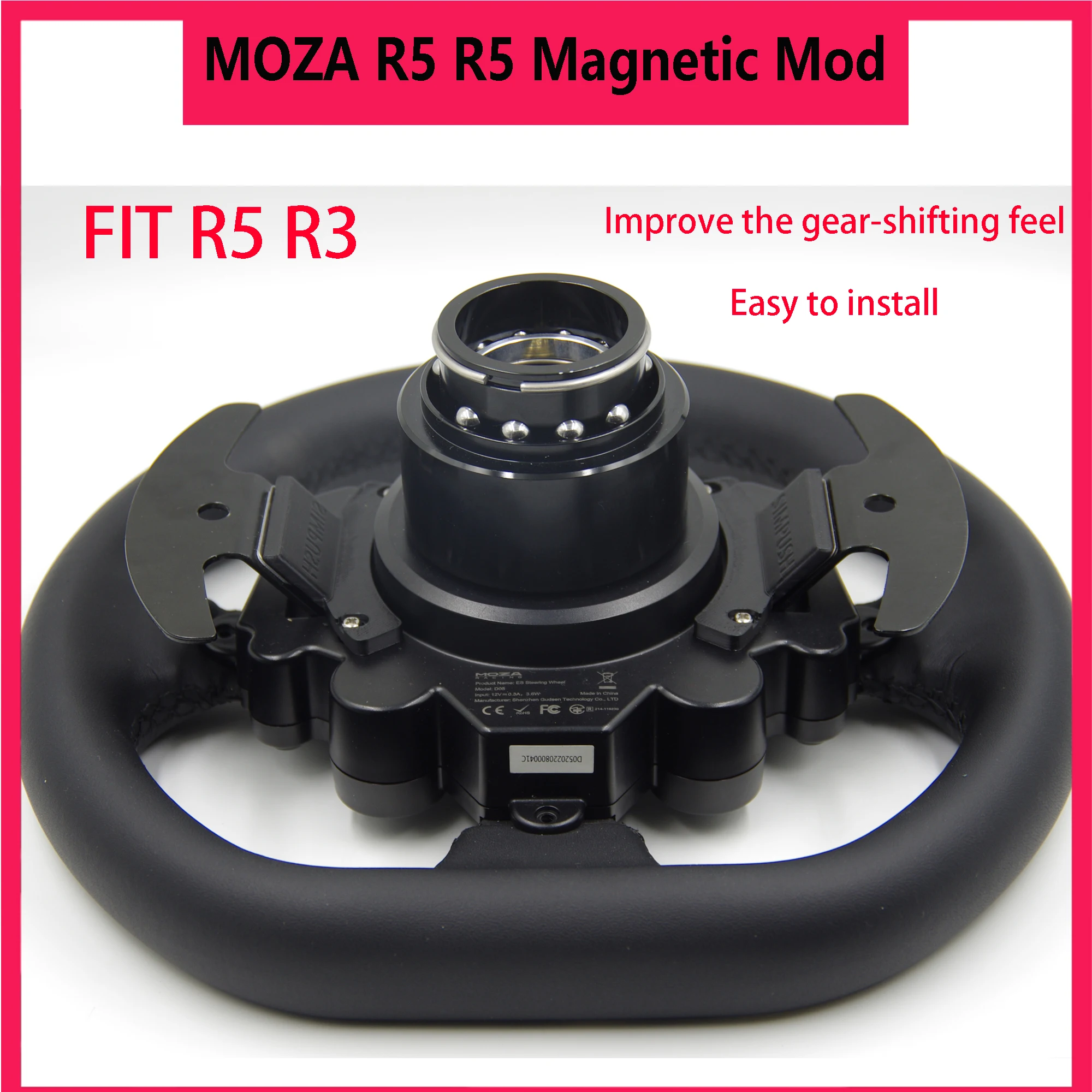 SIMPUSH Magnetischer Paddel-Schalthebel-Modifikation für MOZA R5 R3 ES ESX Image