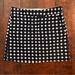 J. Crew Skirts | J Crew Mini Skirt Preppy Navy And White Polka Dot Size 0 And Like New | Color: Blue/White | Size: 0