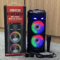 Doppi altoparlanti Bluetooth wireless da 4 pollici Altoparlante stereo surround per home theater Altoparlante per bassi portatile mobile esterno ad alta potenza da 60 W