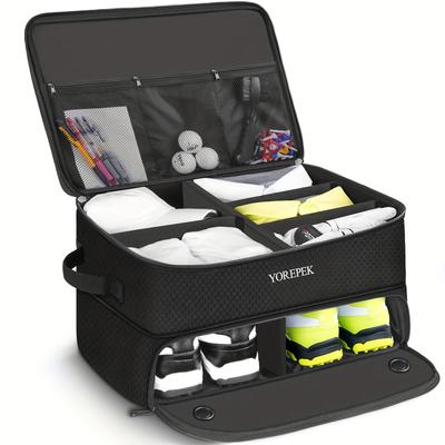 TEMU 1pc 2- Golf Organizer, Golf Storage Bag Separate Compartments, Storage Bag For , , Clothes, Gloves