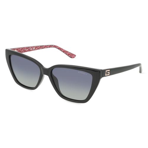 Guess GU7919 Damen-Sonnenbrille Vollrand Cateye Acetat-Gestell, schwarz