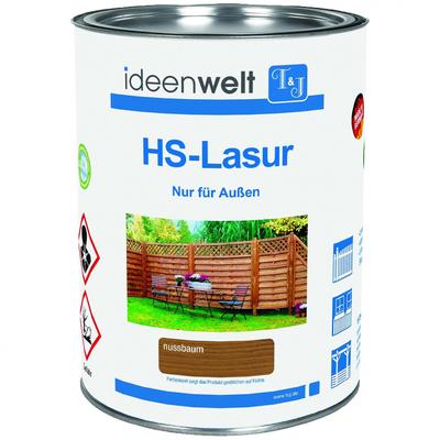 T&J HS Lasur Holzlasur für außen, 2,5 l, Grau Image