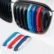 3 colori Racing Grill Clip griglia anteriore strisce di rivestimento accessori per lo Styling dell'auto ABS per BMW X1 X2 2021 2020 2019 2018 2017 2016