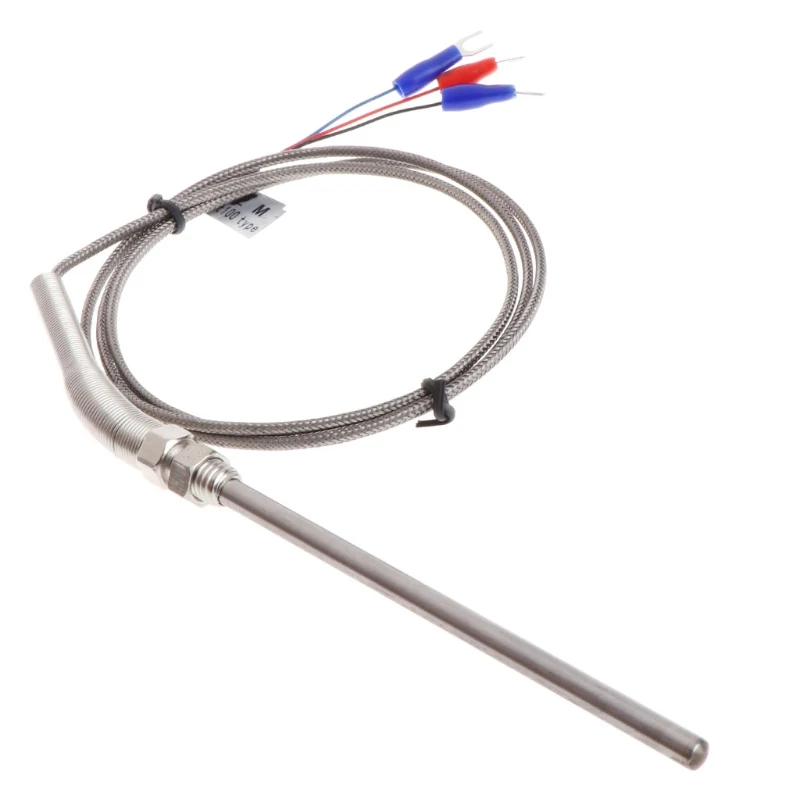 Profession elle 5mmx 100mm pt100 Thermo element m8 Schrauben gewinde länge 1 Meter Sonde Image