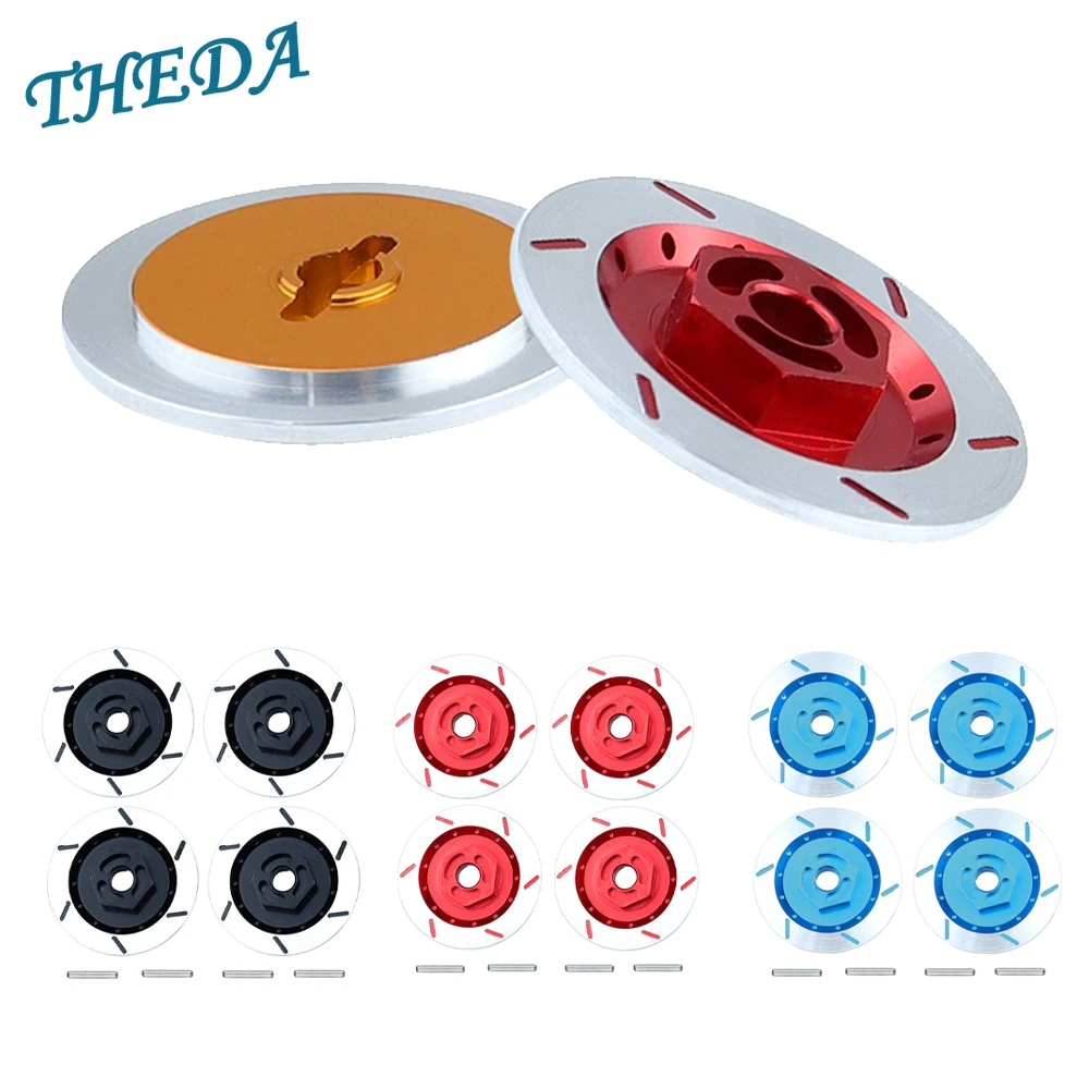 MN86 Aluminiumlegierung Bremsscheibe Felgenbox Sechskantadapter 12 mm für 1/10 Tamiya Tt-01 Tt02 HPI HSP 94123 RC on Road Rennwagen