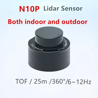 Neue N10P und N10 Indoor und outdoor wasserdicht 25m Lidar sensor 360 ° TOF anti-glare laser radar unterstützung ROS1 und ROS2