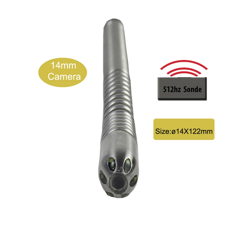 Ersatz 14mm 512Hz Sender Gebaut-in Kamera Kopf Für Kanalisation Ablauf Rohr Inspektion Kamera Reparatur Sonde Rohr locator Image